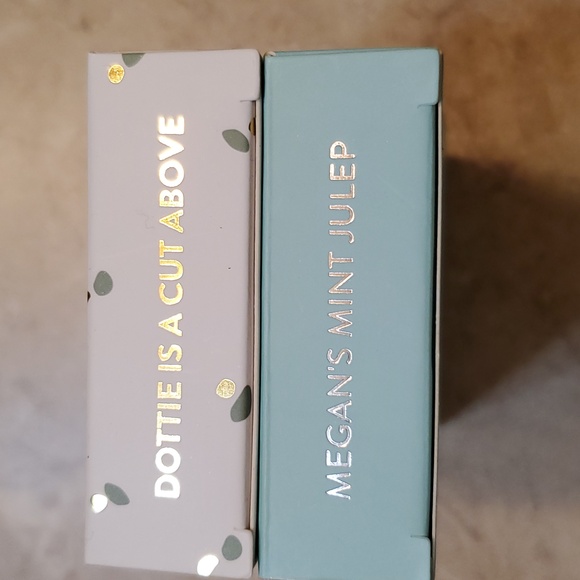 Red Aspen Nail Dashes Short Square - Picture 2 of 2